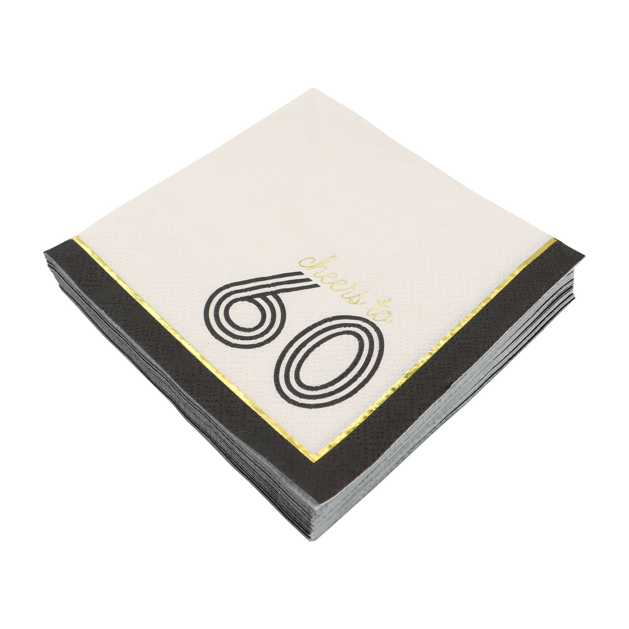 Cheers to 60 Beverage Napkins, 20ct. by Celebrate It™